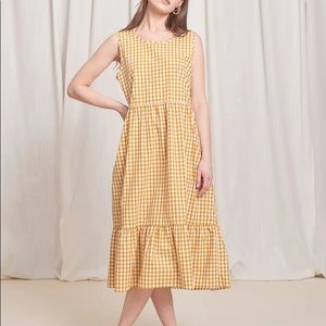 Tradlands Birdie Dress in Marigold - XL